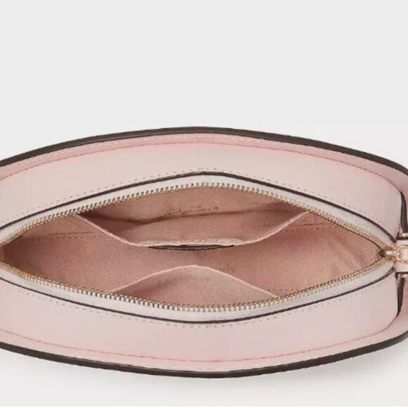 Kate Spade Perry Dome Crossbody Bag in Chalk Pink K8697 Saffiano Leather - Picture 5 of 6